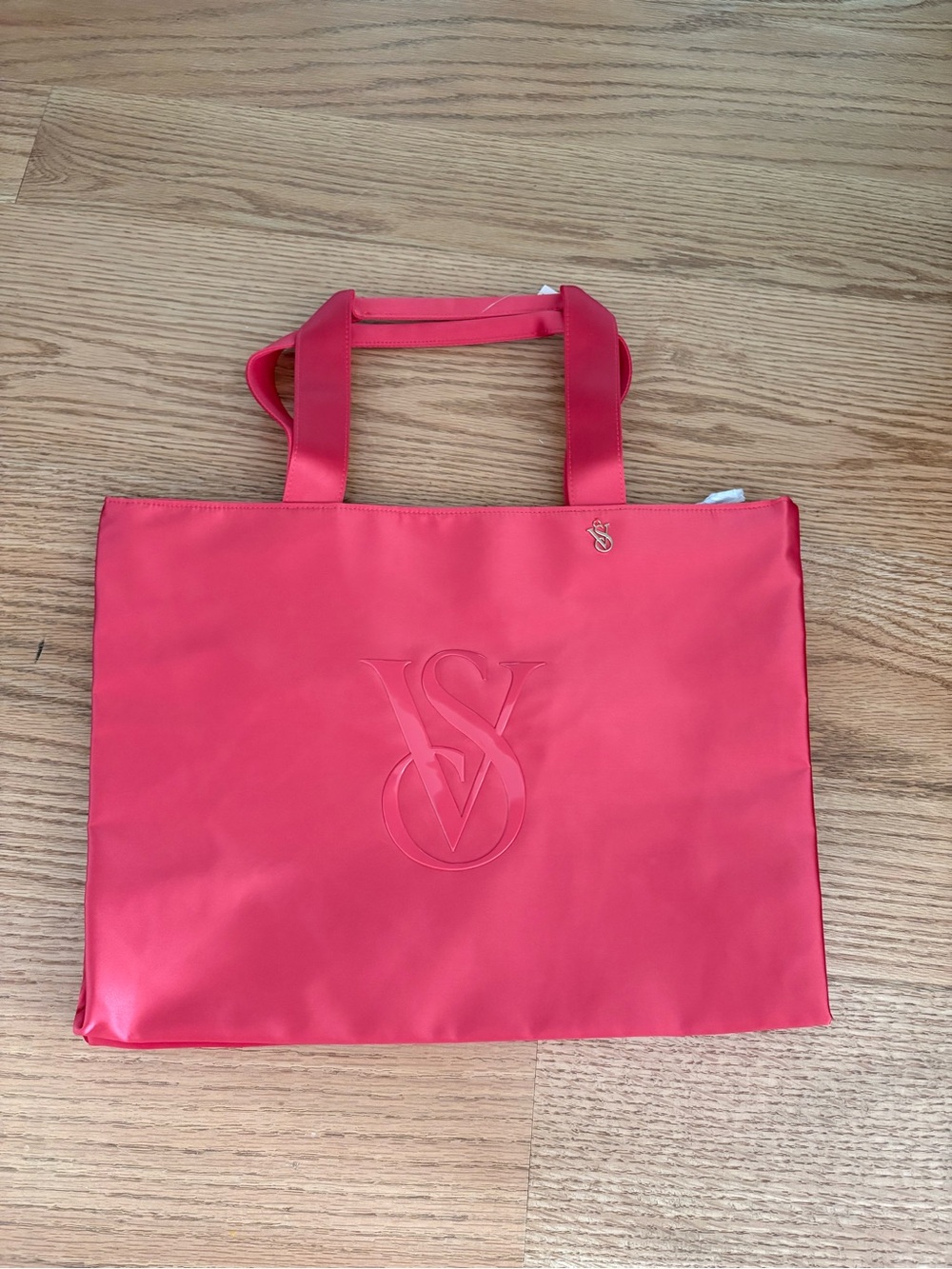 Victoria's Secret Coral Pink Tote Bag